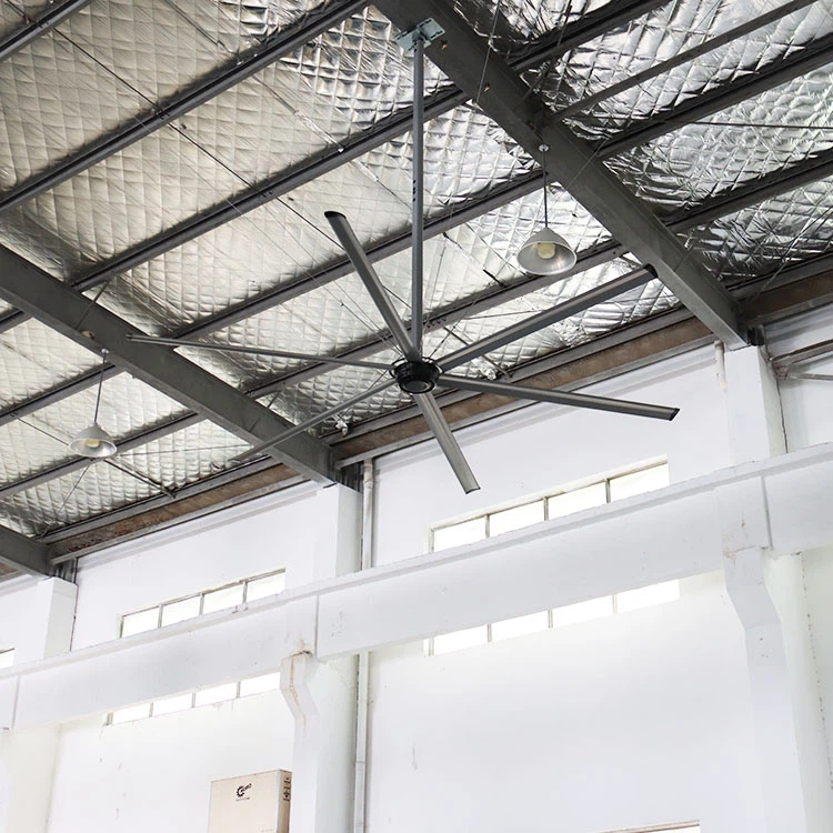 HVLS PMSM Търговски луксозни таванни вентилатори