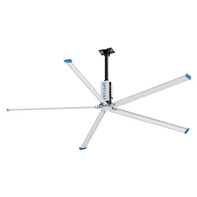 Голям индустриален вентилатор HVLS Gear